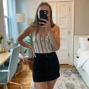 Madewell denim skirt